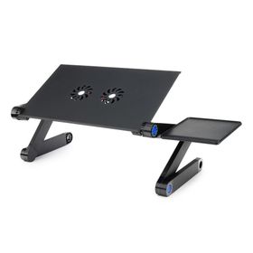 Podstawka pod laptop uniwersalna regulowana + chłodzenie YL-803 czarna