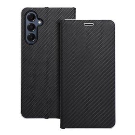Etui z klapką na Samsung A16 5G Luna Book Carbon czarne