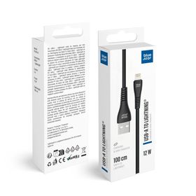 Kabel USB A do Lightning Blue Star 2A 12W 1 m PJ-DG5-A czarny
