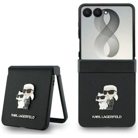KARL LAGERFELD futerał do SAMSUNG GALAXY Z FLIP 8 (Karl&Choupette Saffiano Pins) czarny