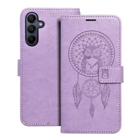 Etui z klapką na Samsung A15 4G / A15 5G Mezzo Book łapacz snów fioletowe