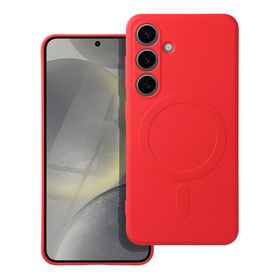 Etui na Samsung A56 Silicone Mag Cover zgodne z MagSafe (camera protection) czerwone