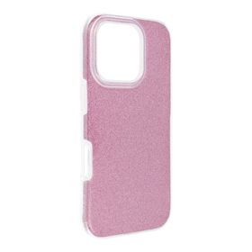 Etui na iPhone 16 PRO Shining różowe