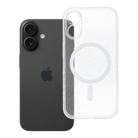 Etui na iPhone 16 Clear Mag Cover - Glitter (Str / Camera Protection) zgodne z MagSafe transparentne glitter