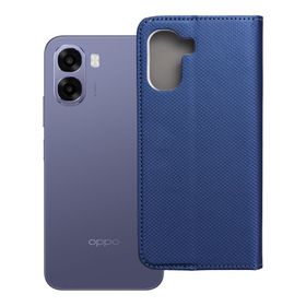 Etui z klapką na Oppo A6x Smart Case Book granatowe