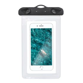 Etui na telefon uniwersalne wodoodporne z plastikowym zamknięciem białe