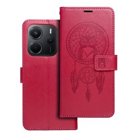 Etui z klapką na Xiaomi Redmi NOTE 14 5G Mezzo Book łapacz snów magenta