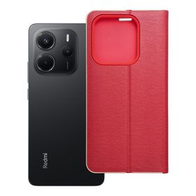Etui z klapką na Xiaomi Redmi NOTE 14 5G Luna Book Gold czerwone