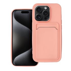 Etui na iPhone 15 PRO Card Case różowe
