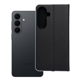 Etui z klapką na Samsung S26 PLUS Luna Book Carbon czarne