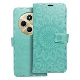 Etui z klapką na Xiaomi Redmi 14C Mezzo Book mandala zielony