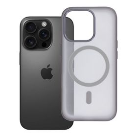 Etui na iPhone 16 PRO Flexline Mag Cover zgodne z MagSafe szare