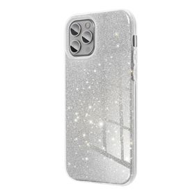 Etui na Samsung A17 / A18 Shining srebrne