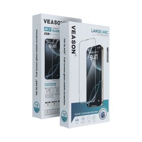 Szkło Hartowane 6D Pro Veason Glass (SET 10in1) - do Samsung Galaxy S26 czarny (działający czytnik)