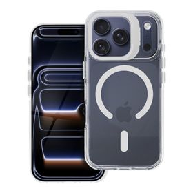 Etui na iPhone 16 PRO MAX Lens Mag Cover zgodne z MagSafe białe
