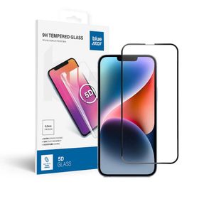Szkło hartowane do iPhone 13 PRO MAX /14 PLUS (full glue) Blue Star 5D czarne