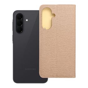 Etui z klapką na Samsung A37 5G Luna Book Gold złote