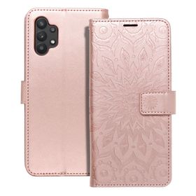 Etui z klapką na Samsung A32 5G Mezzo Book mandala złoto-różowe