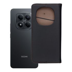 Etui z klapką na Xiaomi Redmi NOTE 15 5G Smart Pro Book skórzane czarne