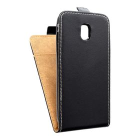 Etui z klapką pionowe na Samsung J3 2017 Slim Flexi Fresh czarne