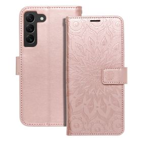 Etui z klapką na Samsung S22 Mezzo Book mandala złoto-różowe
