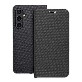 Etui z klapką na Samsung S23 FE Luna Book Carbon czarne