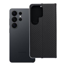 Etui z klapką na Samsung S26 ULTRA Luna Book Carbon czarne