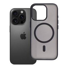 Etui na iPhone 16 PRO Flexline Mag Cover zgodne z MagSafe czarne