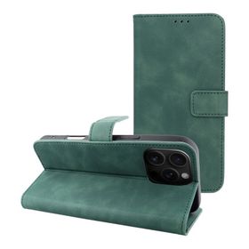 Etui z klapką na iPhone 16 PRO MAX Tender Book zielone