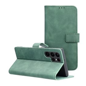 Etui z klapką na Samsung S22 ULTRA Tender Book zielone