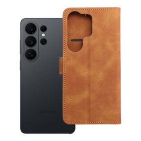 Etui z klapką na Samsung S26 ULTRA Tender Book brązowe