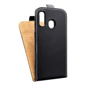 Etui z klapką pionowe na Samsung A40 Slim Flexi Fresh czarne