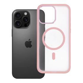 Etui na iPhone 16 PRO MAX Flexline Mag Cover zgodne z MagSafe różowe