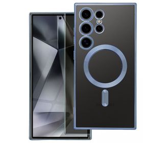 Etui na Samsung A08 Electro Mag Cover zgodne z MagSafe tytanowo niebieskie