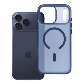Etui na iPhone 17 Pro Max / 18 Pro Max (low camera edge) Flexline Mag Cover zgodne z MagSafe granatowe