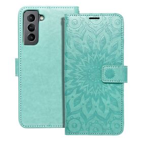 Etui z klapką na Samsung S21 Mezzo Book mandala zielone