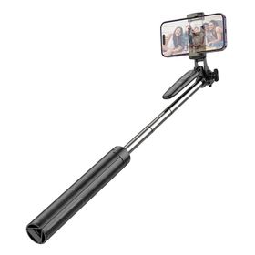 Selfie stick Hoco tripod z pilotem bezprzewodowym K19 czarny