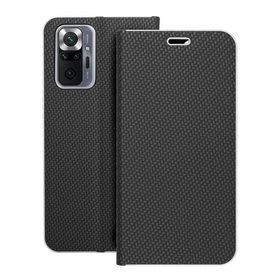 Etui z klapką na Xiaomi Redmi NOTE 10 PRO Luna Book Carbon czarne