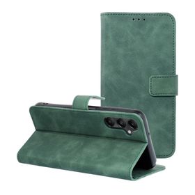 Etui z klapką na Samsung A05s Tender Book zielone