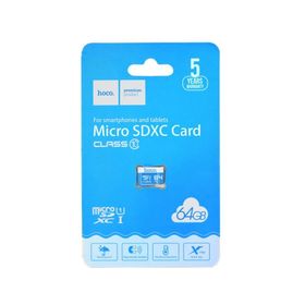 Karta microSD 64GB class 10 Hoco niebieska