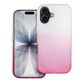 Etui na iPhone 17 Shining transparentne różowe