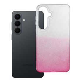Etui na Samsung S26 PLUS Shining transparentne różowe