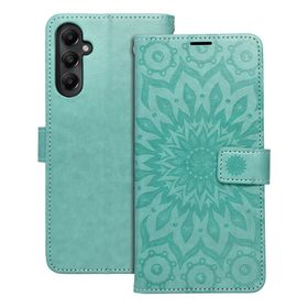 Etui z klapką na Samsung A05s Mezzo Book mandala zielone