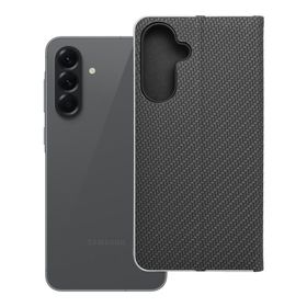 Etui z klapką na Samsung A56 5G Luna Book Carbon czarne