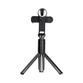 Uchwyt selfie z pilotem bezprzewodowym tripod z lusterkiem SSTR-11 czarny