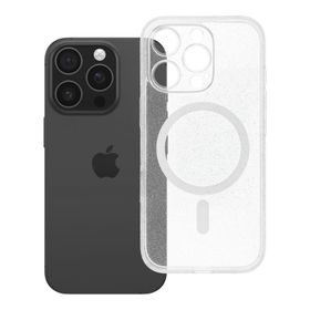 Etui na iPhone 16 PRO Clear Mag Cover - Glitter (Str / Camera Protection) zgodne z MagSafe transparentne glitter