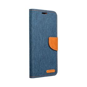 Etui z klapką na Samsung A35 5G Canvas Book granatowe