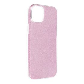 Etui na iPhone 15 PLUS Shining różowe