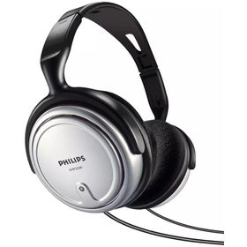 Słuchawki przewodowe nauszne Jack 3,5 mm Philips VSLUSHP2500 srebrne