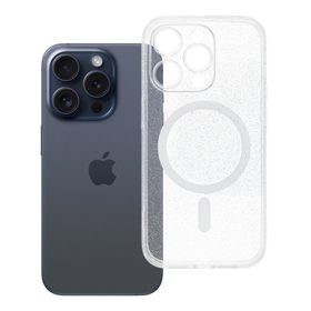 Etui na iPhone 14 PRO Clear Mag Cover - Glitter (Str / Camera Protection) zgodne z MagSafe transparentne glitter